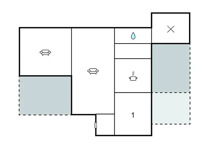 1 Bedroom In Hurup Thy 펜션 *